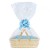 Complete Gift Basket Kit - (20x15x6cm) BAMBOO SHOPPER / BLUE ACCESSORIES