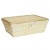 Complete Gift Basket Kit - (30x20x10cm) BAMBOO HAMPER / CREAM ACCESSORIES