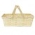 Complete Gift Basket Kit - (20x15x6cm) BAMBOO SHOPPER / CREAM ACCESSORIES