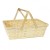 Complete Gift Basket Kit - (20x15x6cm) BAMBOO SHOPPER / CREAM ACCESSORIES