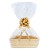 Complete Gift Basket Kit - (20x15x6cm) BAMBOO SHOPPER / GOLD ACCESSORIES