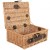 Superior NATURAL WICKER Hamper (12'') 30x23x12cm - SMALL