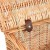 Hamper Gift Basket Kit - 14'' NATURAL HAMPER / GOLD ACCESSORIES