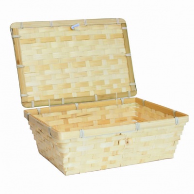 Lightweight BAMBOO HAMPER Basket - 30x20x10cm